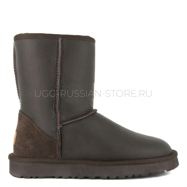 MENS Classic Short Metallic Chocolate