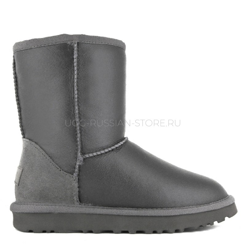 UGG Classic Short Metallic Grey 11