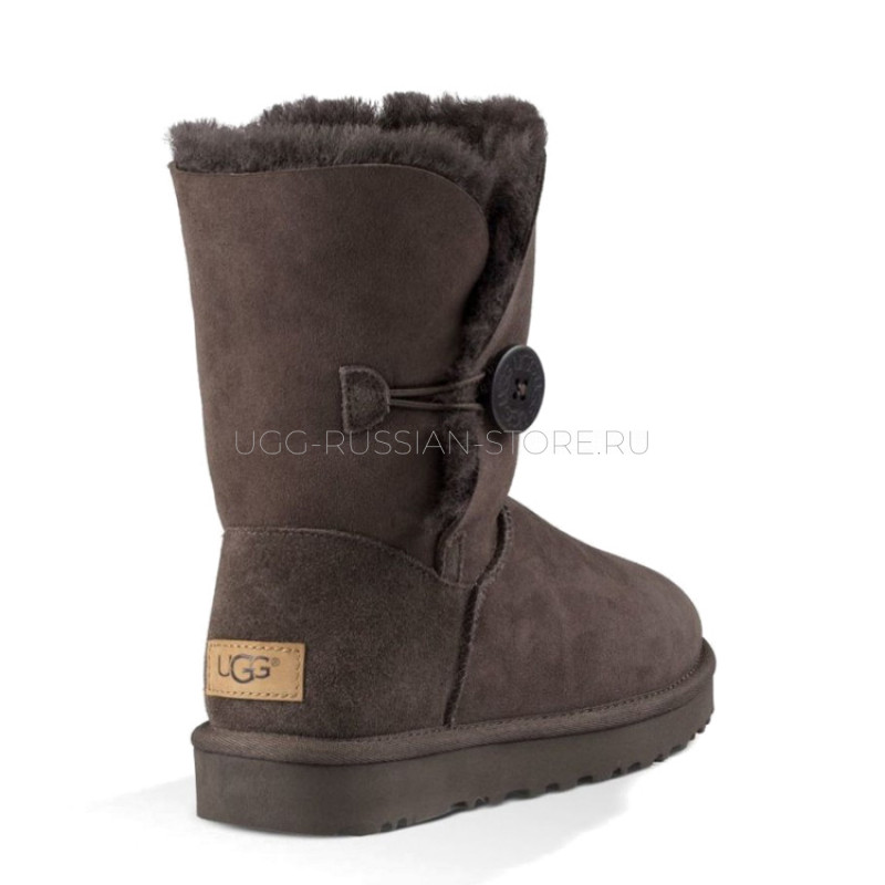 UGG Bailey Button Chocolate 22
