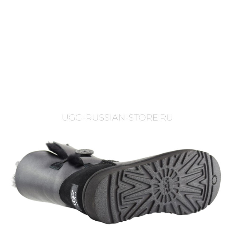 UGG Bailey Button Metallic Black 22