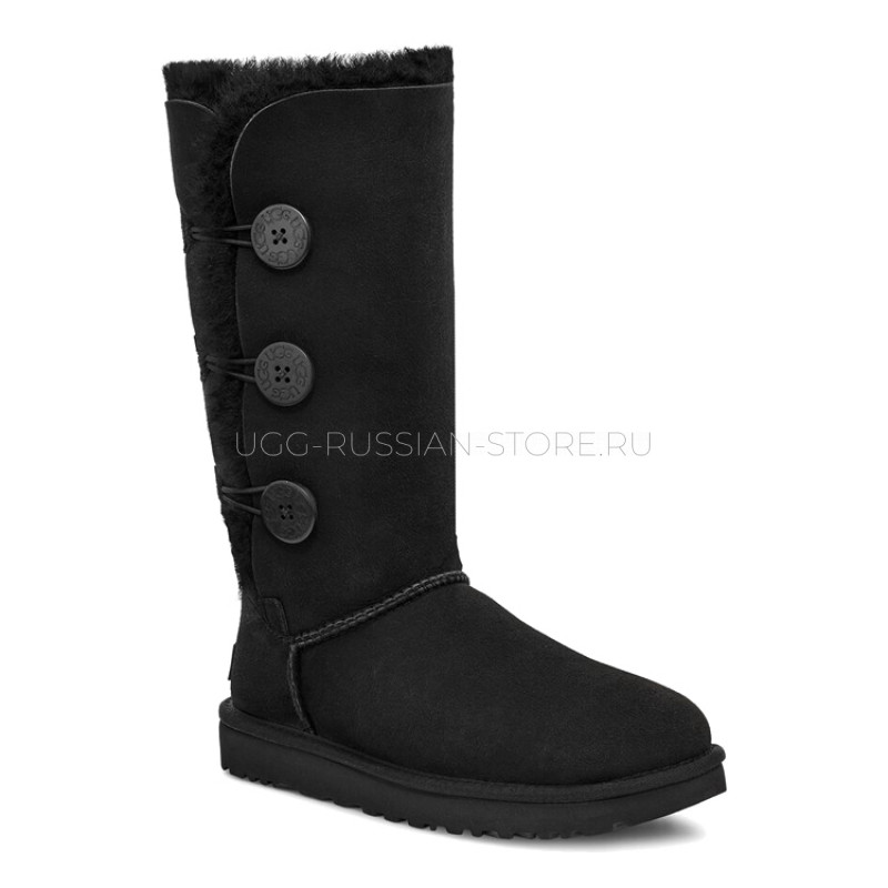 UGG Bailey Button Triplet Black 22