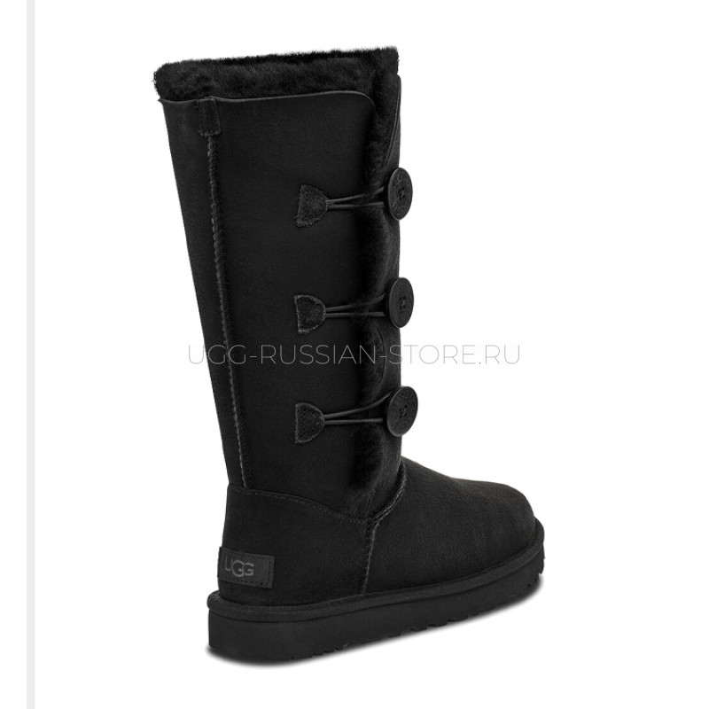 UGG Bailey Button Triplet Black 22