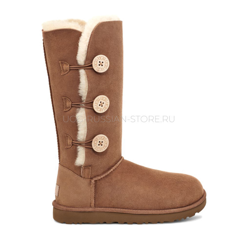 UGG Bailey Button Triplet Chestnut 11
