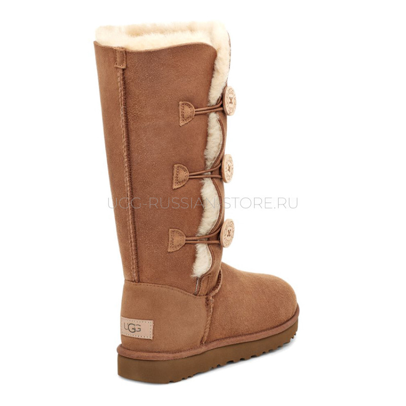UGG Bailey Button Triplet Chestnut 22