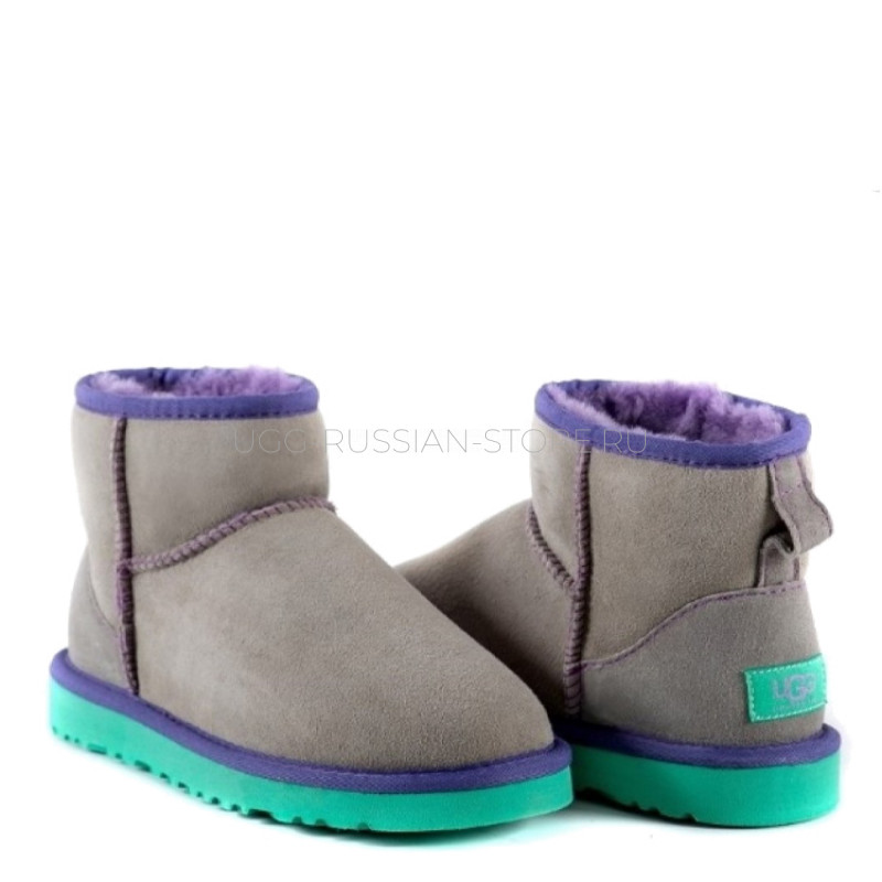 UGG Classic Mini Aqua Grey 22