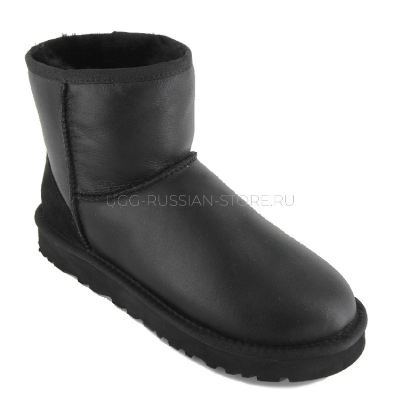 UGG Classic Mini Metallic Black 22