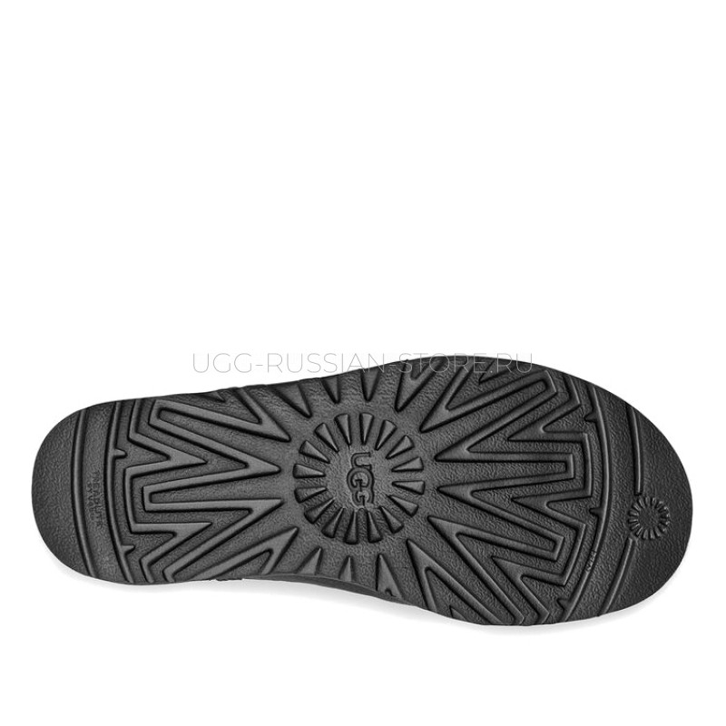 UGG MENS Classic Short Metallic Black 22