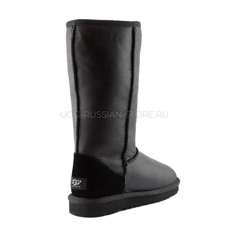 UGG Classic Tall Metallic Black 22