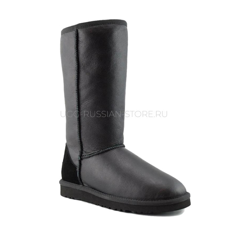 UGG Classic Tall Metallic Black 22