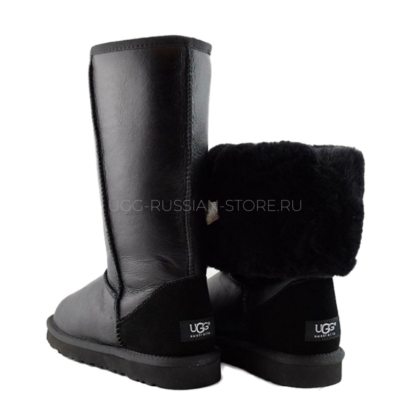 UGG Classic Tall Metallic Black 22