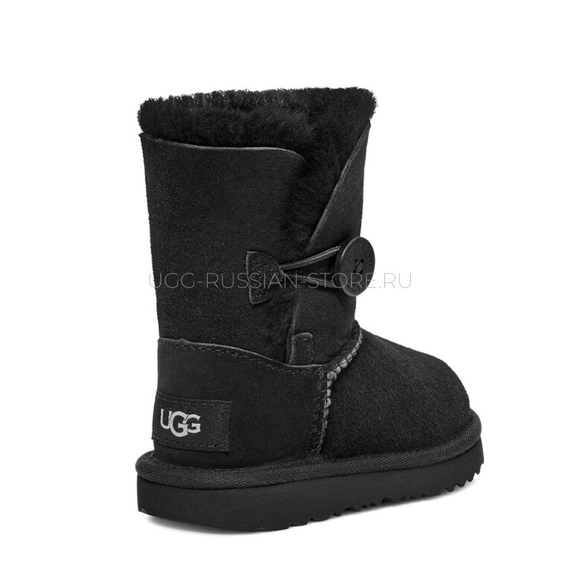 UGG KIDS Bailey Button Black 22