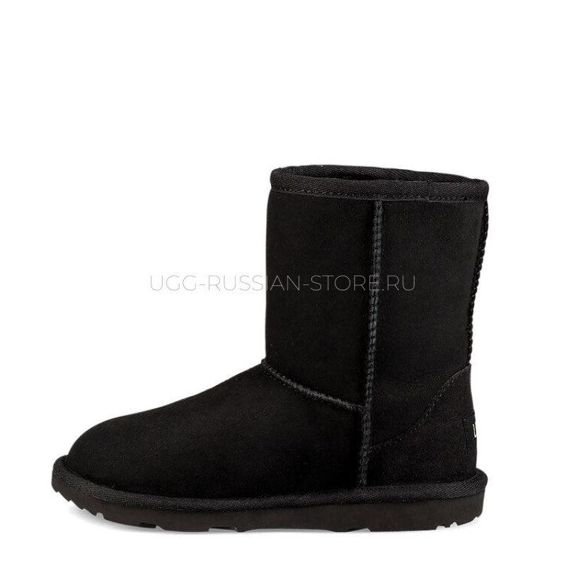 UGG KIDS Classic Short Black 22