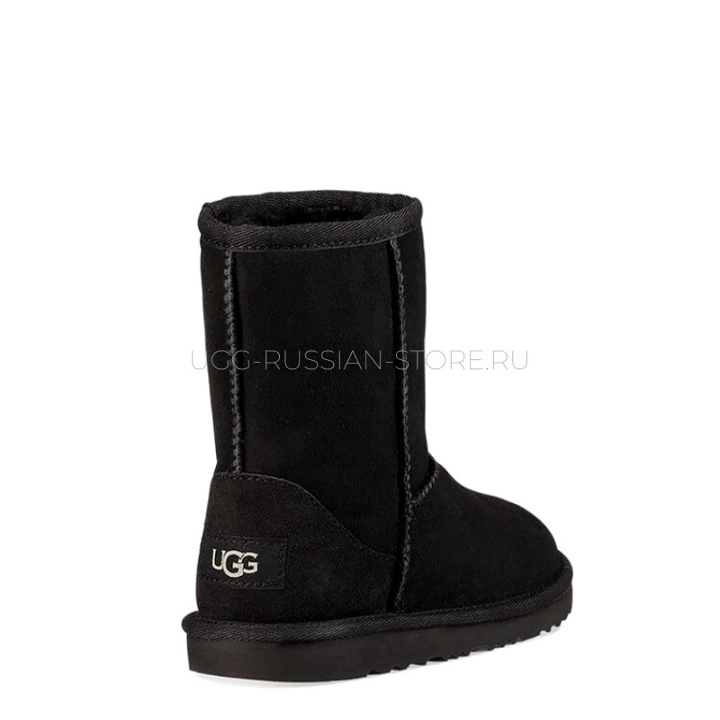 UGG KIDS Classic Short Black 22