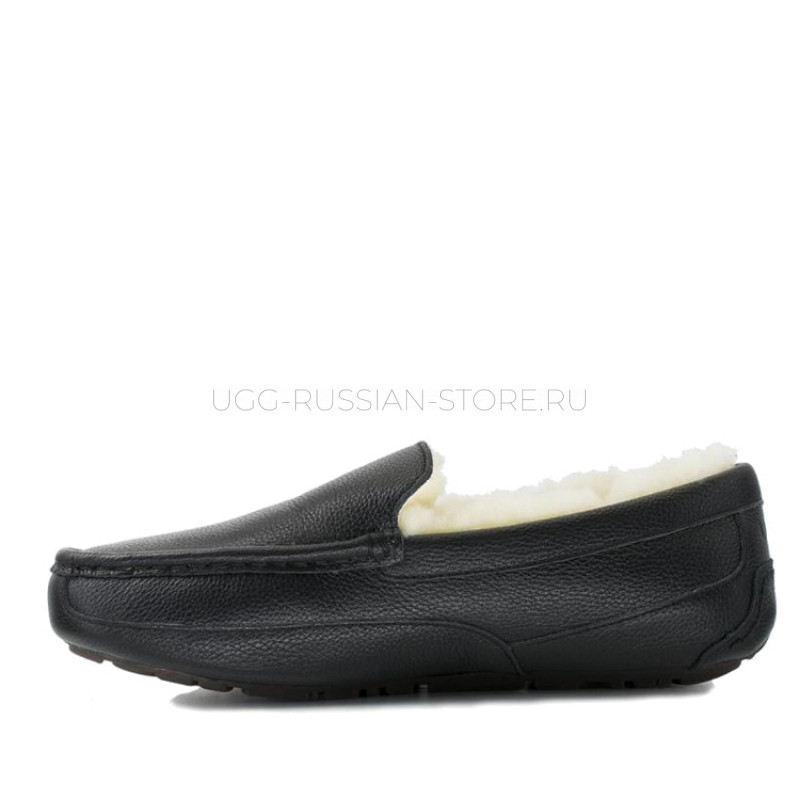 UGG MENS Ascot Metallic Black 22