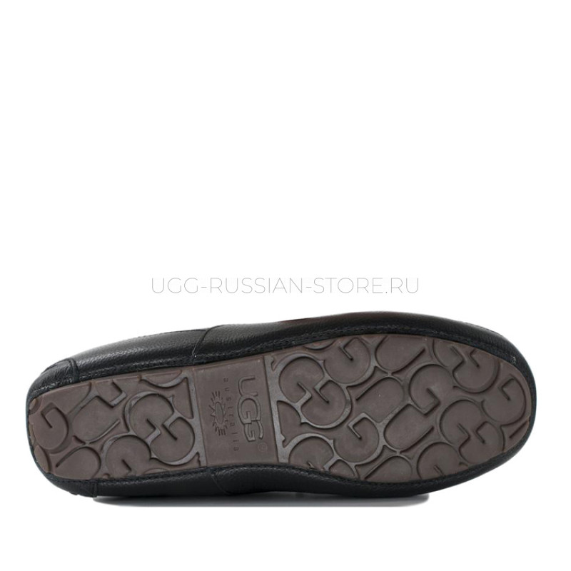 UGG MENS Ascot Metallic Black 22