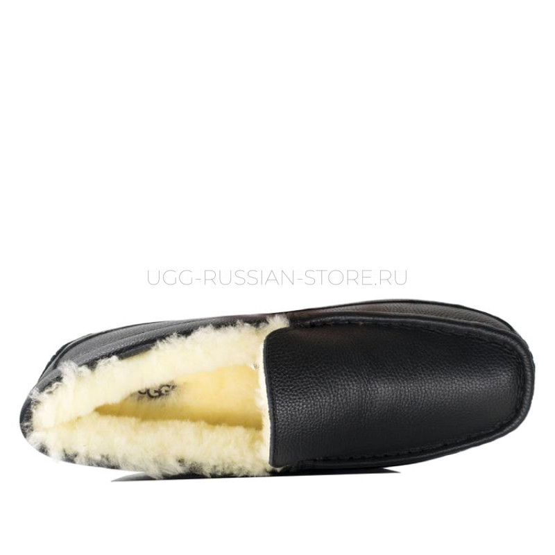 UGG MENS Ascot Metallic Black 22