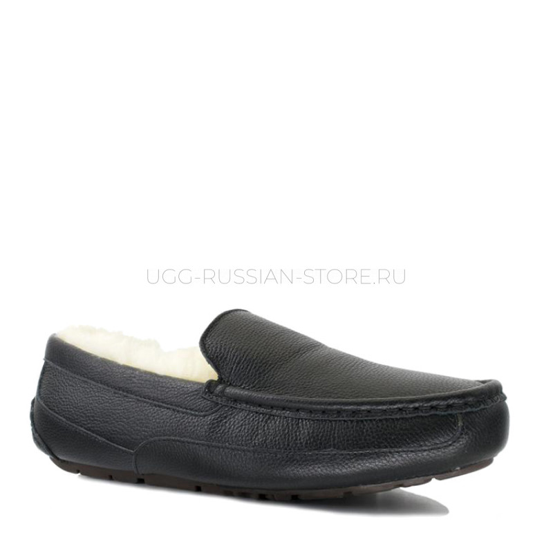 UGG MENS Ascot Metallic Black 22