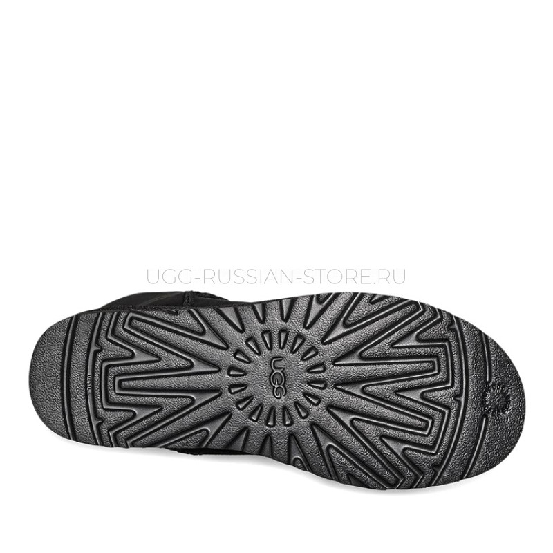 UGG MENS Classic Mini Bomber Black 22