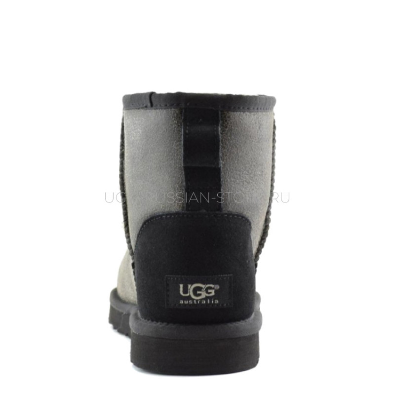 UGG MENS Classic Mini Bomber Black 22