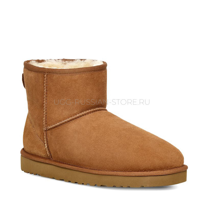UGG MENS Classic Mini Chestnut 22