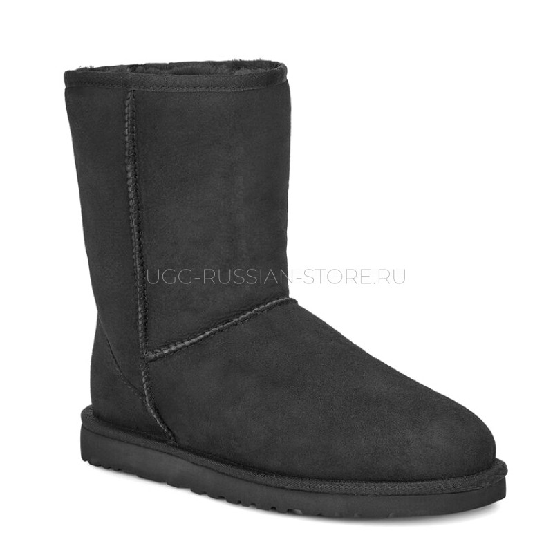 UGG MENS Classic Short Black 22