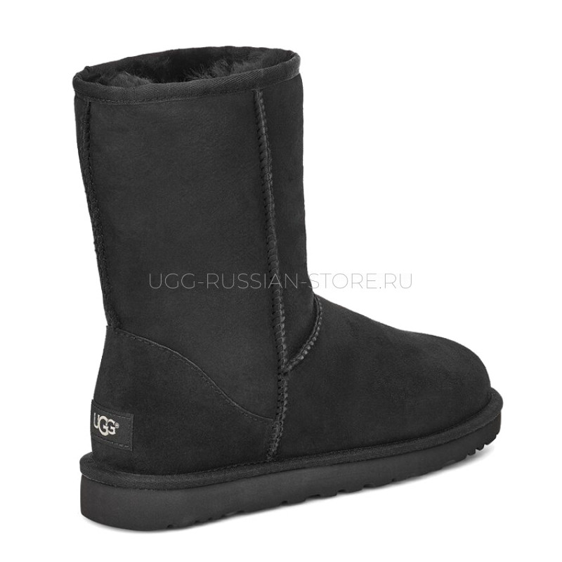 UGG MENS Classic Short Black 22