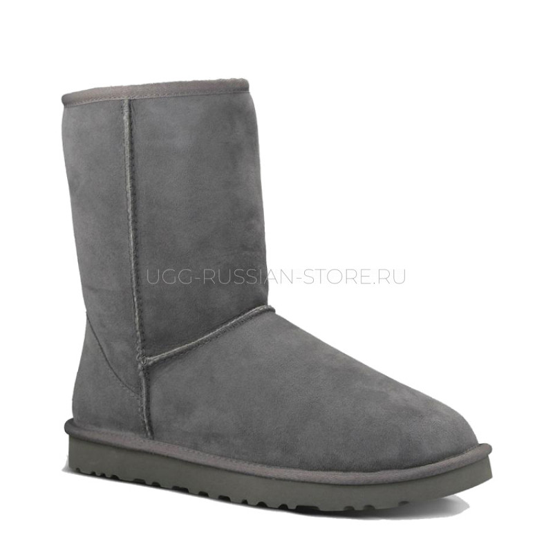 UGG MENS Classic Short Grey 22