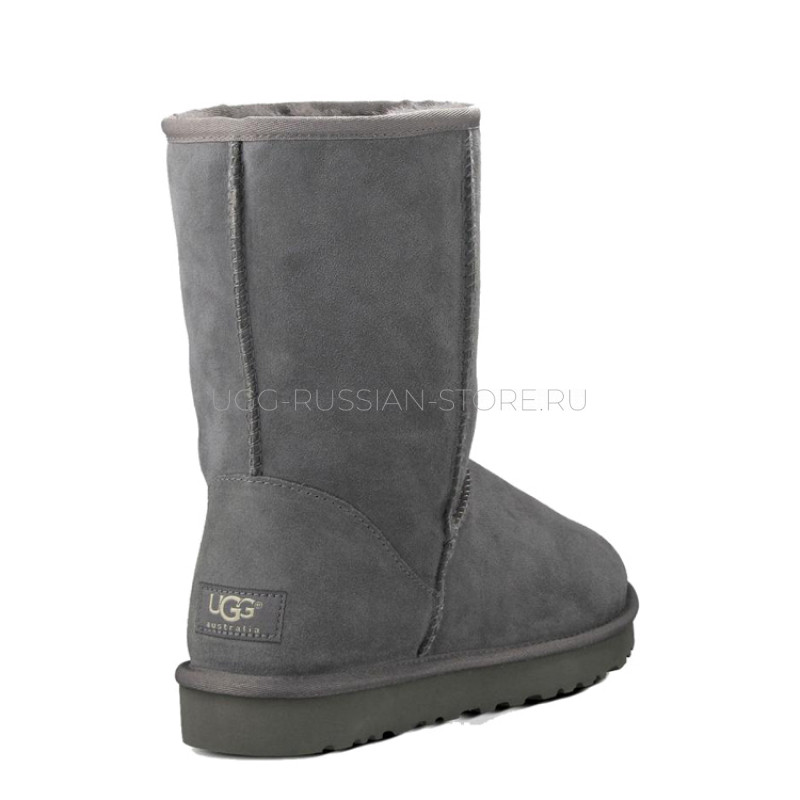 UGG MENS Classic Short Grey 22