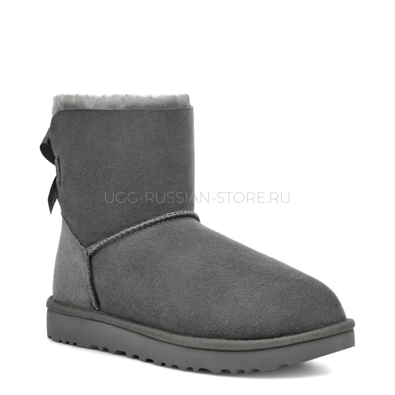 UGG Mini Bailey Bow Grey 22
