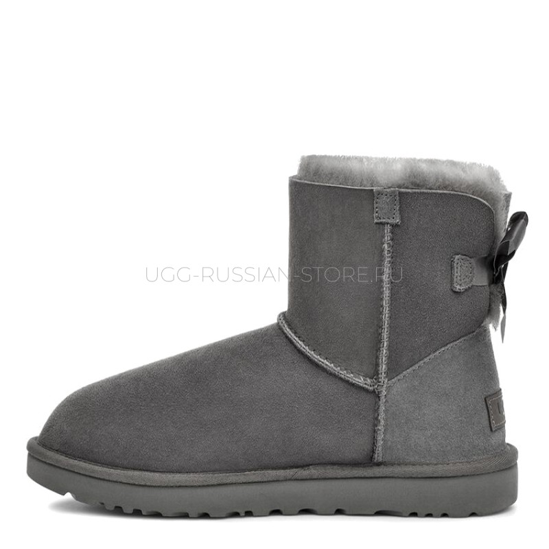 UGG Mini Bailey Bow Grey 22