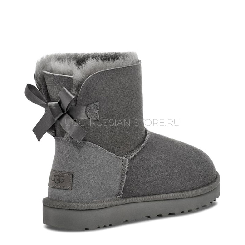 UGG Mini Bailey Bow Grey 22