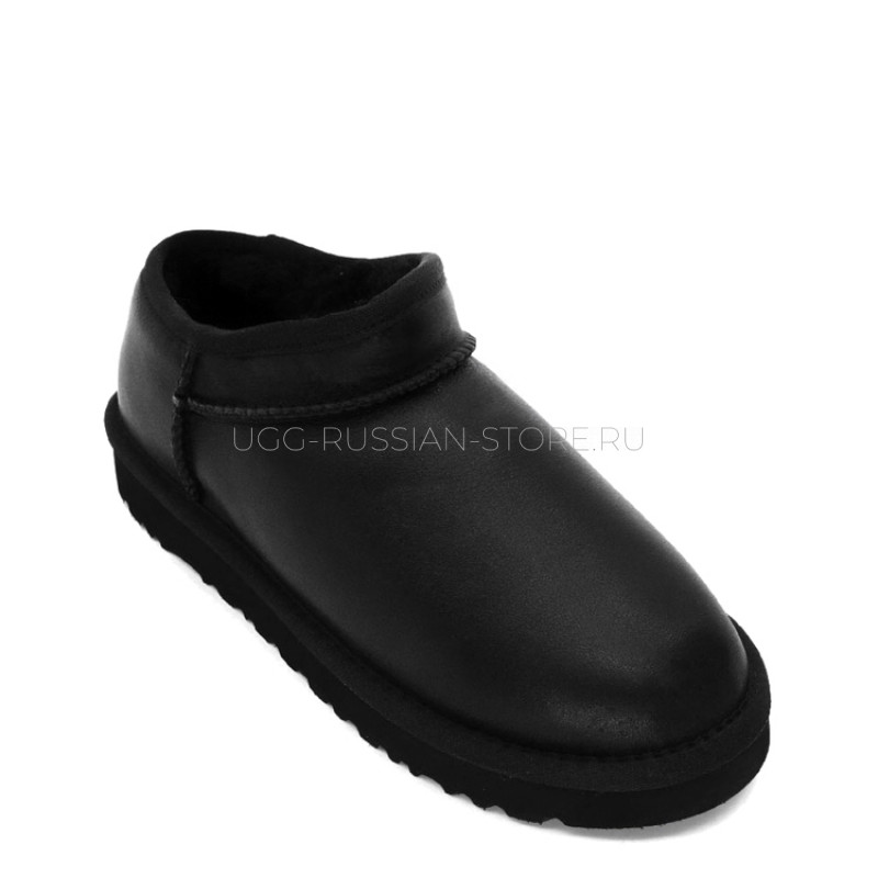 UGG Ultra Mini Tasman Metallic  Black 22