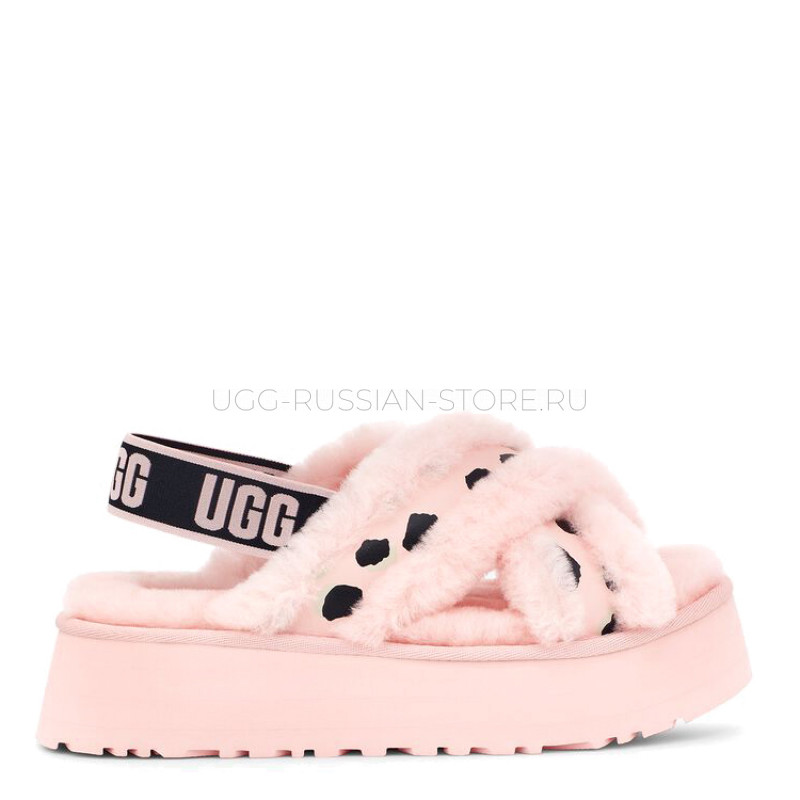 Disco Slide Pink Scallop 11