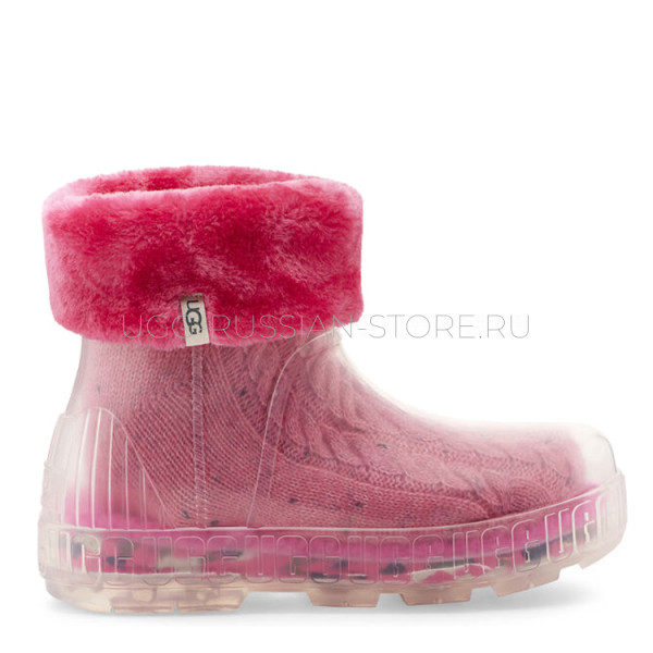 Drizlita Clear Boot Taffy Pink