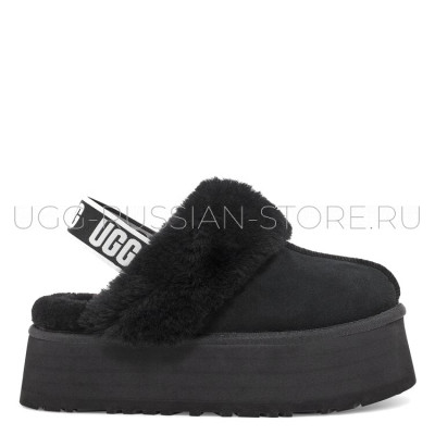 Funkette Suede Platform Black