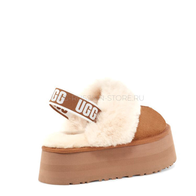 Funkette Suede Platform Chestnut 22