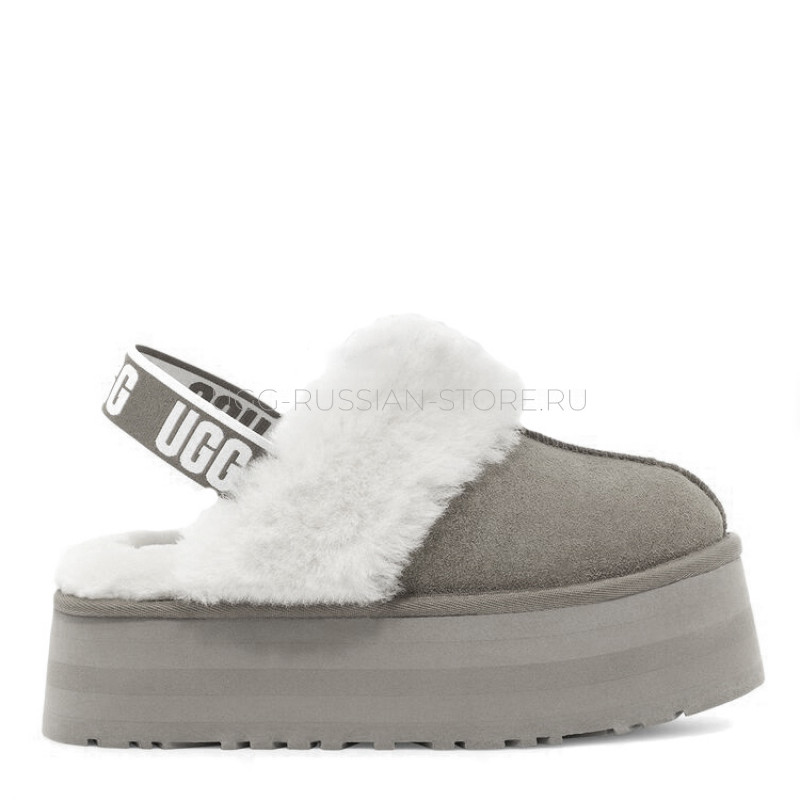 Funkette Suede Platform Grey 11