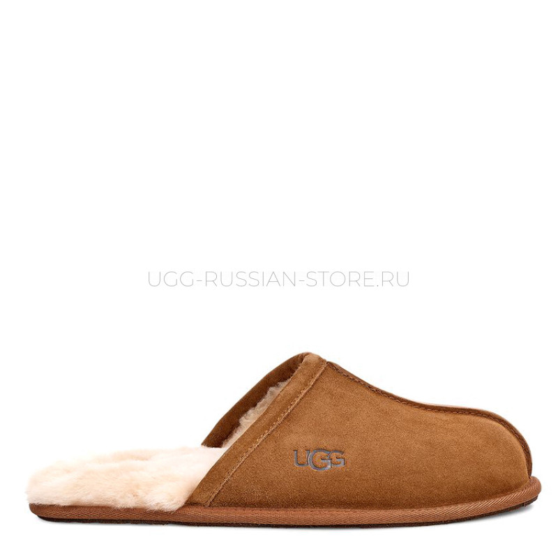 Mens Scuff Chestnut 11