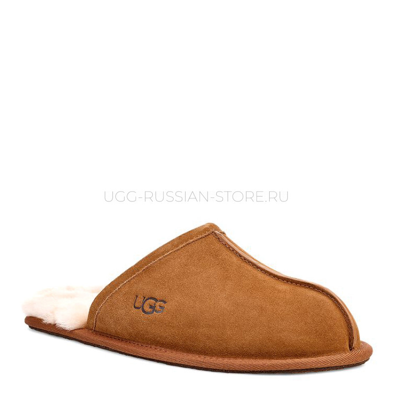 Mens Scuff Chestnut 22