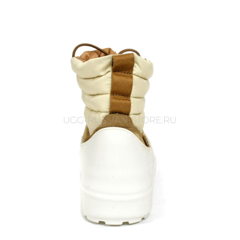 Classic Mini Lace-Up Weather Chestnut White 22