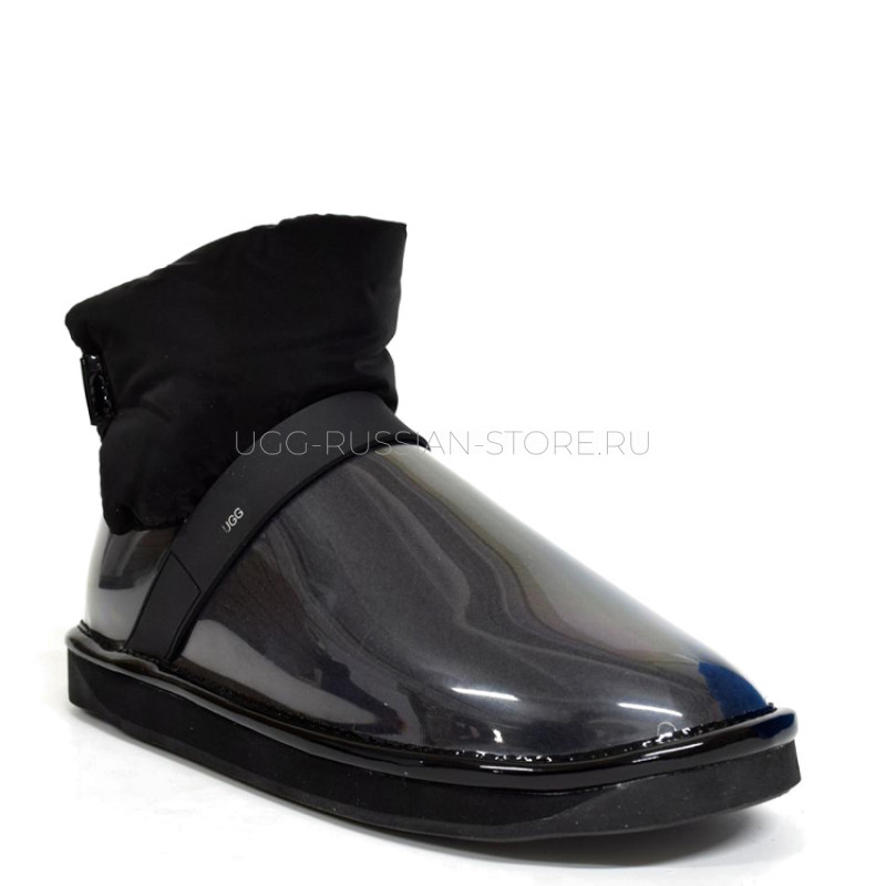Clear Quilty Boots Black 22