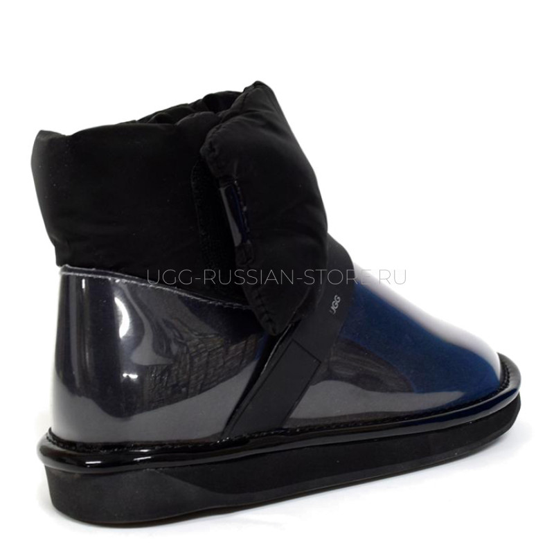 Clear Quilty Boots Black 22