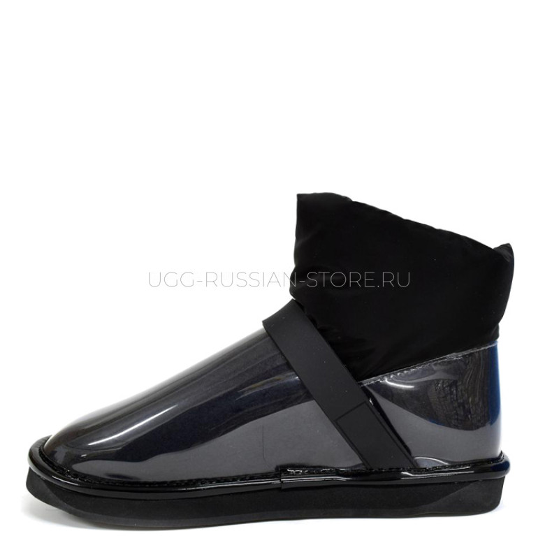 Clear Quilty Boots Black 22
