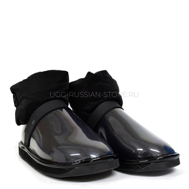Clear Quilty Boots Black 22