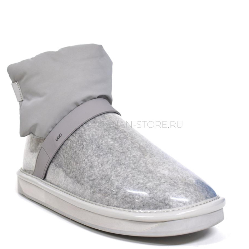 Clear Quilty Boots Grey 22