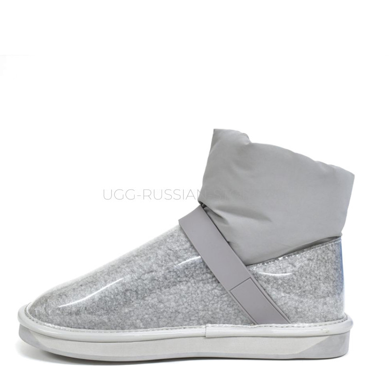 Clear Quilty Boots Grey 22