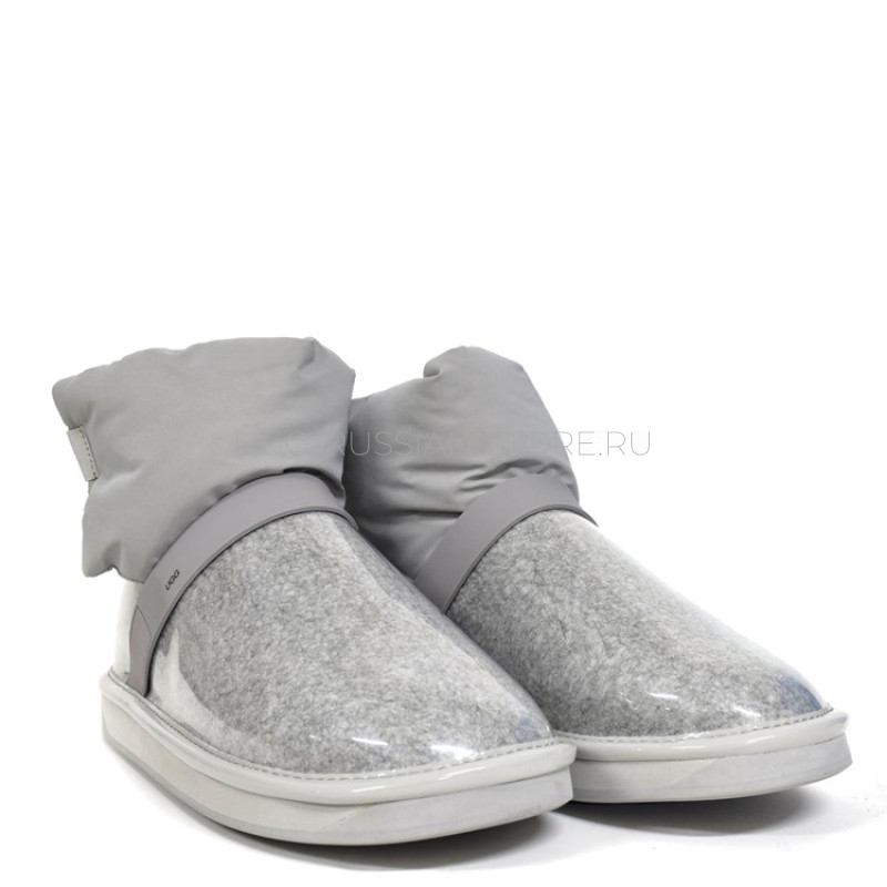Clear Quilty Boots Grey 22