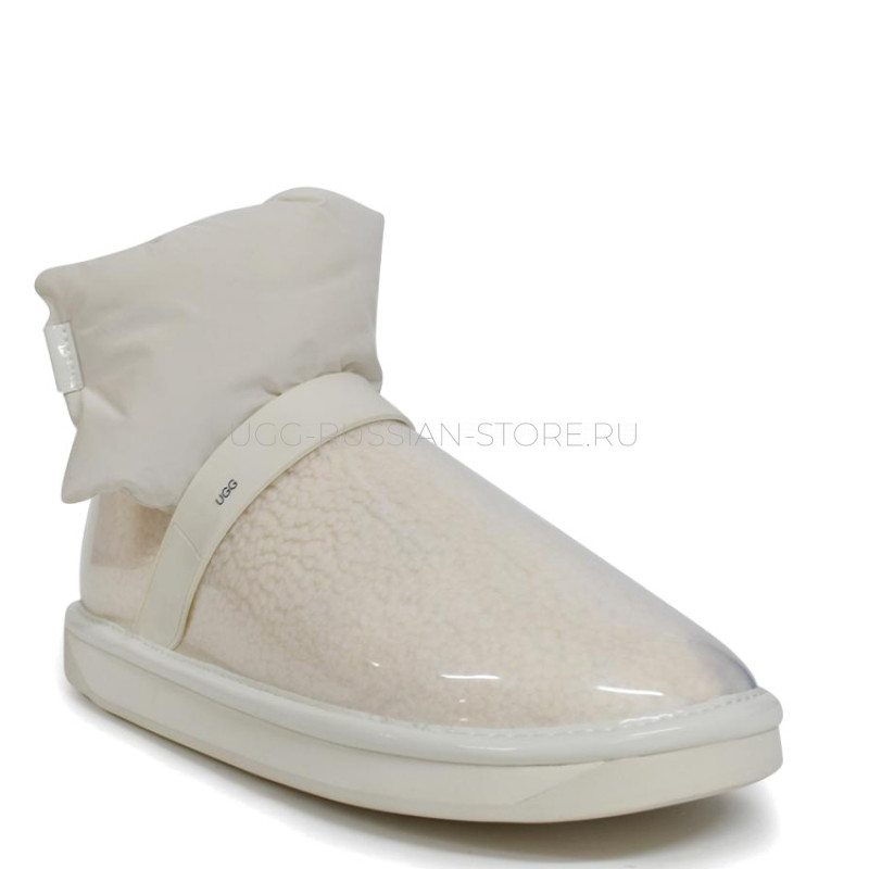 Clear Quilty Boots White 22