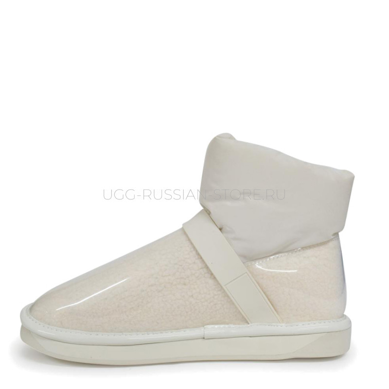 Clear Quilty Boots White 22