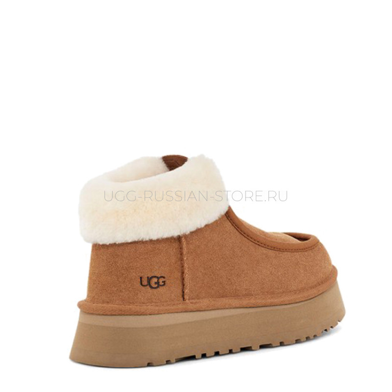 Funkette Platform Boots Chestnut 22